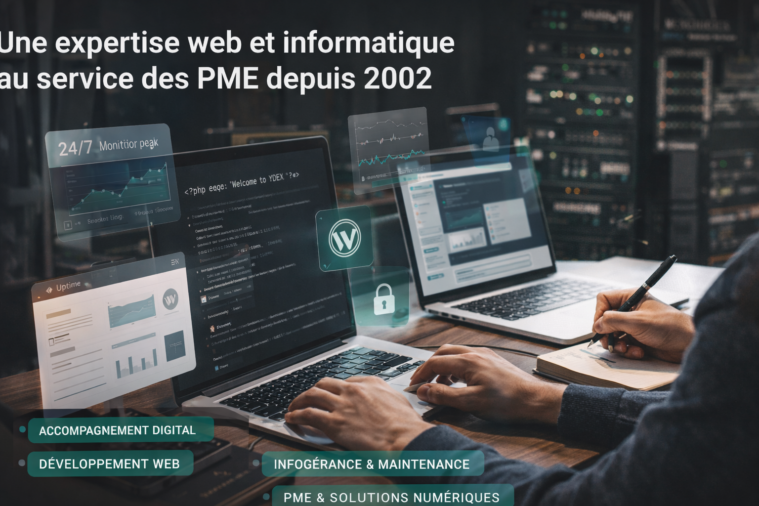 Expertise web et informatique pour PME depuis 2002 - YDEX